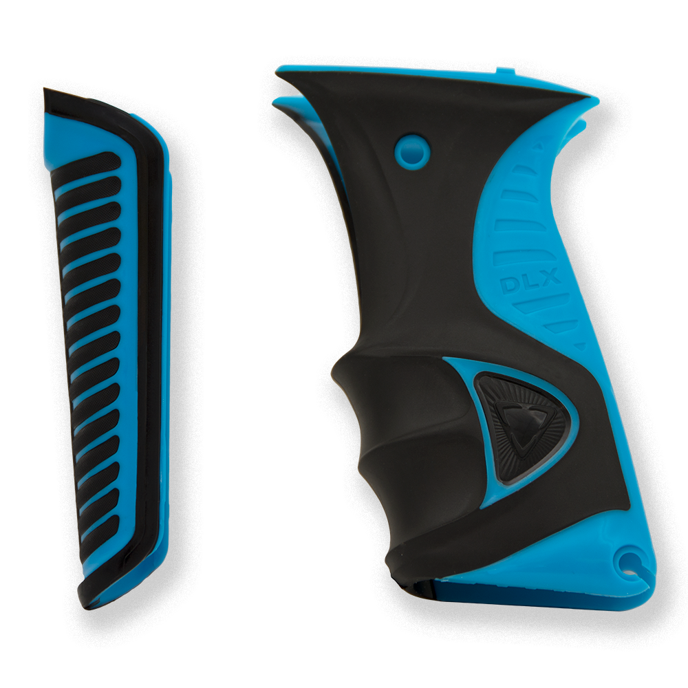 Luxe ICE Paintball Marker Grips - Cyan